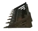 MID STATE WILDCAT 80" HD SKELETON ROCK TOOTH BUCKET