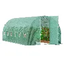 GREENHOUSE/Walk-in Tunnel Greenhouse, 19.4x9.7x7.4 ft Hoop House Greenhouse Tunnel