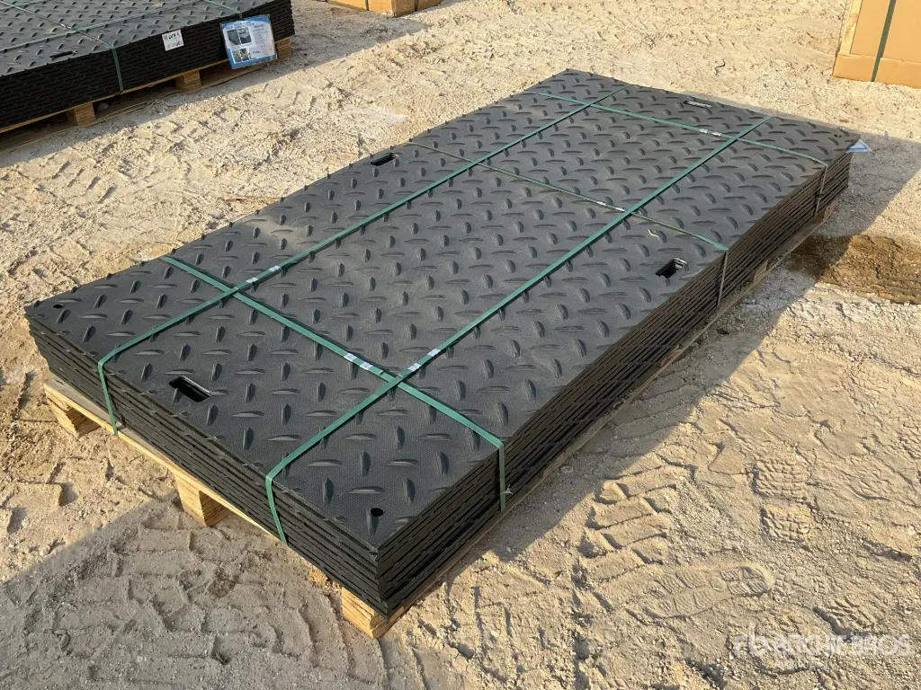 SKLP GROUND PROTECTION MATS 47"X94.5"X.5" DIAMOND PATTERN (12)