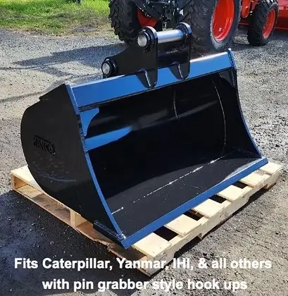 TAGAC.US 42" HD GRADING BUCKET FOR CART 303.5 PIN GRABBER 