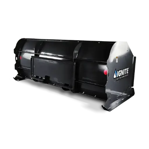 IGNITE 96" SNOW PUSHER WITH RUBBER EDGE AND PULLBACK BLADE