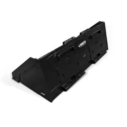 IGNITE 68" SEVERE DUTY SKID STEER QA BUCKET WITH BOLT-ON REVERSABLE CUTTING EDGE